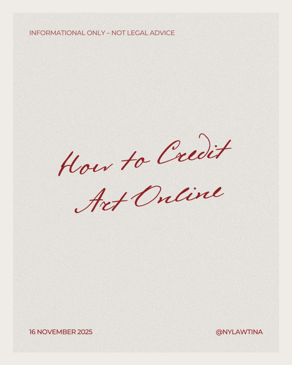 How to credit art online: three details i never&nbsp;skip